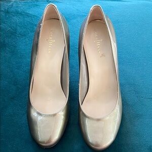 Cole Haan Gold Heels Classic Pumps Size 7.5